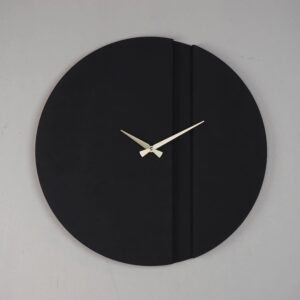 Block Metal Wall Clock