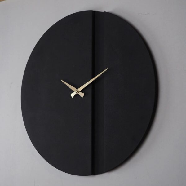 Block Metal Wall Clock