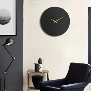 Block Metal Wall Clock