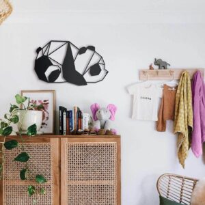 Panda Metal Wall Art
