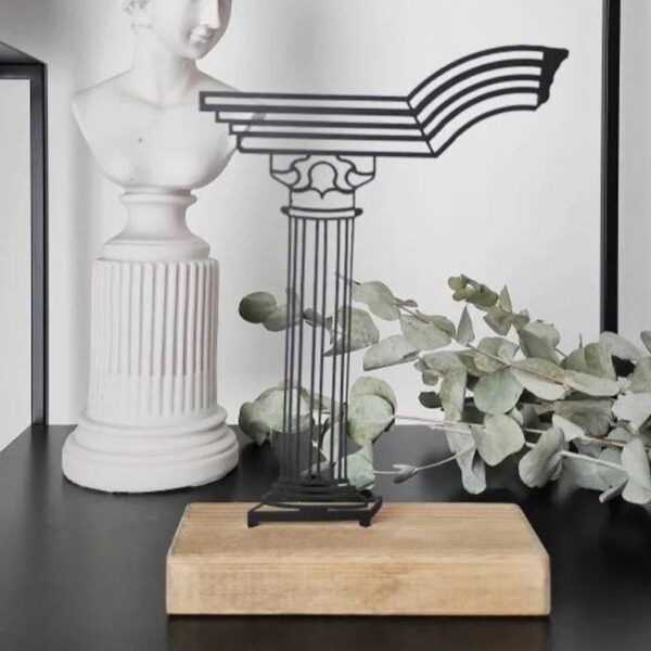 Ancient Column Shelf Decor