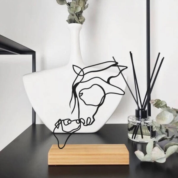 Horse and Dog Shelf Decor