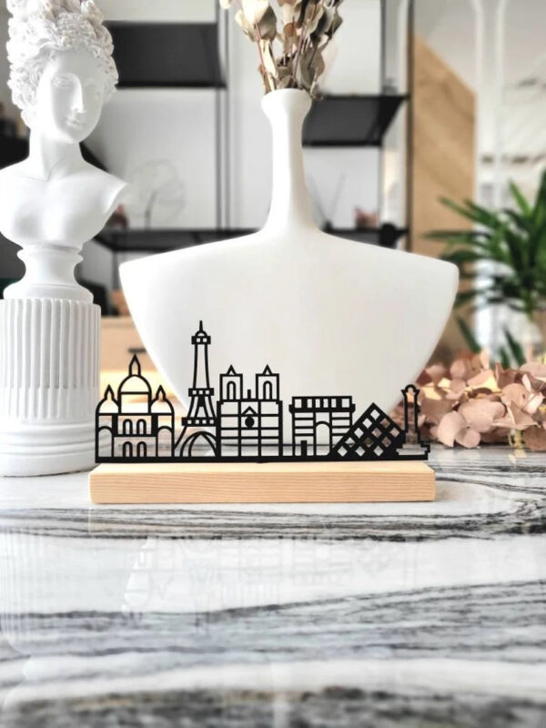 City Silhouettes Shelf Decor Paris