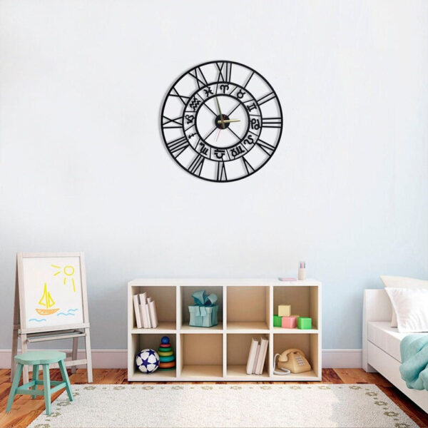 Zodiac wall clock
