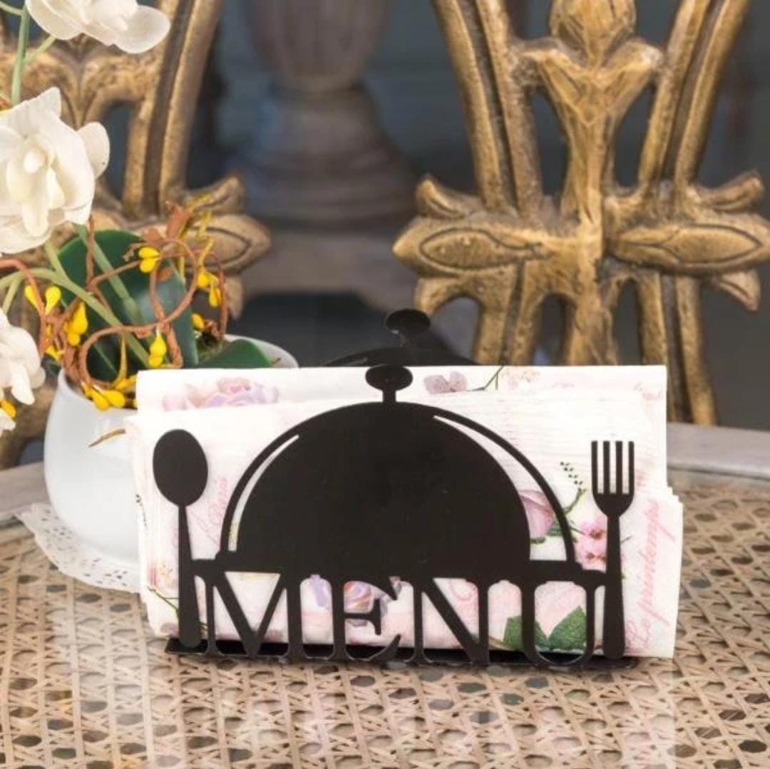 Metal Menu Napkin Holder