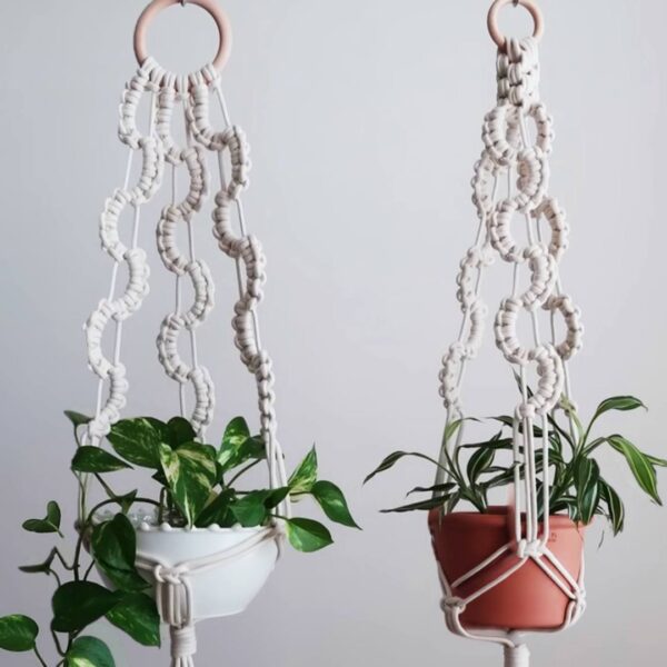 Macrame Hanger Twister Knitting