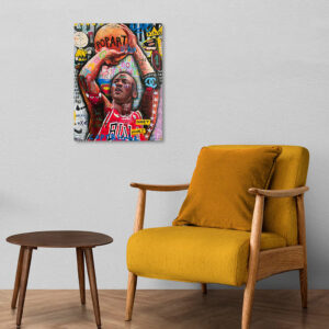 Michael Jordon: Legend in Pop Metal Poster