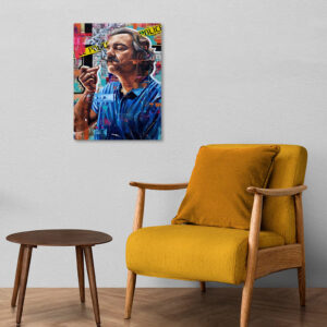 The Infamous Pablo Escobar Metal Poster