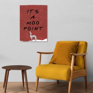 It's a Moo Point Metal Poster