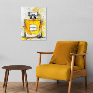 Luxury in Layers: Chanel N°5 Metal Poster