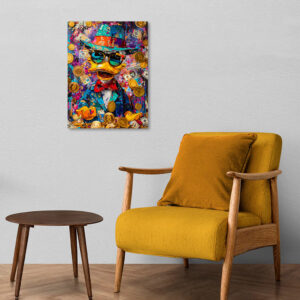 Donald Duck's Bitcoin Adventure Metal Poster