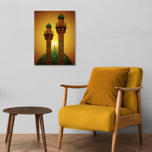 A Symbol of Faith: Sharif Mosque, Tehran Metal Poster