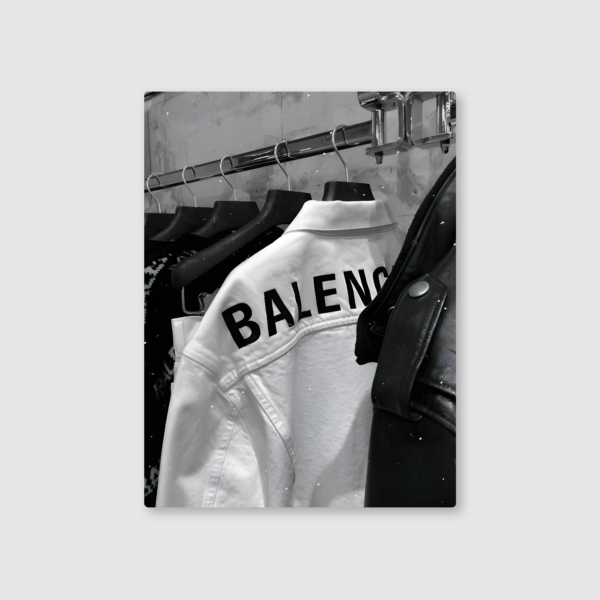 Balenciaga Glam Metal Poster