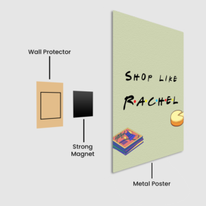Shop Like Rachel Metal Poster