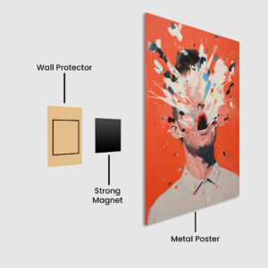 Burst of Imagination Metal Poster