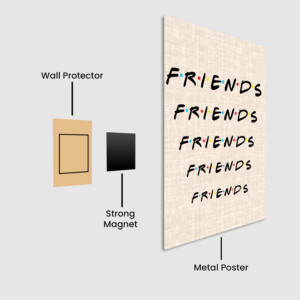 Friends Metal Poster