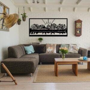 Jesus Last Supper Metal Wall Art