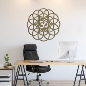 Om Metal Wall Art