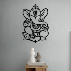 Lord Ganesha Metal Wall Art - LGMWA