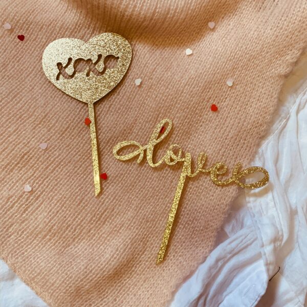 Mr & Mrs Cake Topper