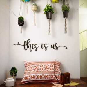 This is Us Metal Wall Art